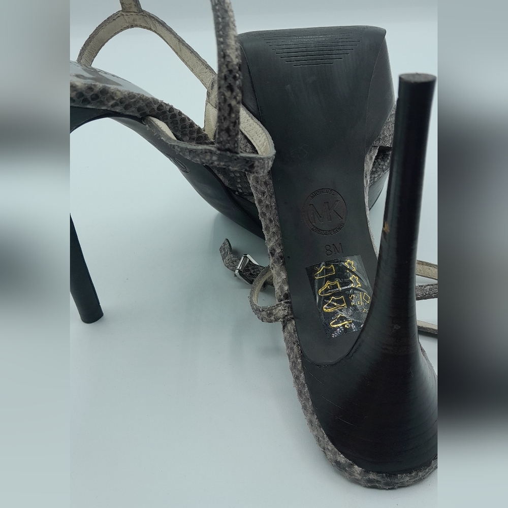 Michael Kors Felicia Python Embossed Leather T-St… - image 6